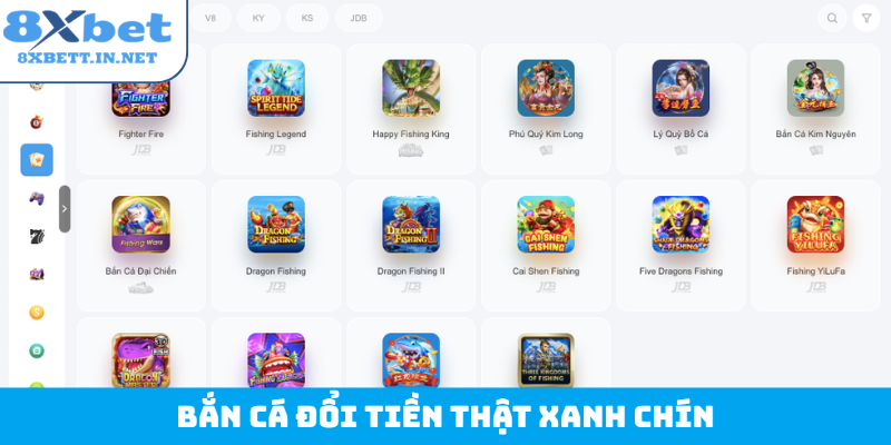 Bắn cá đổi tiền thật xanh chín